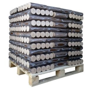 Bûches de bois densifié – 100 % Feuillus – Palette de 960 Kg